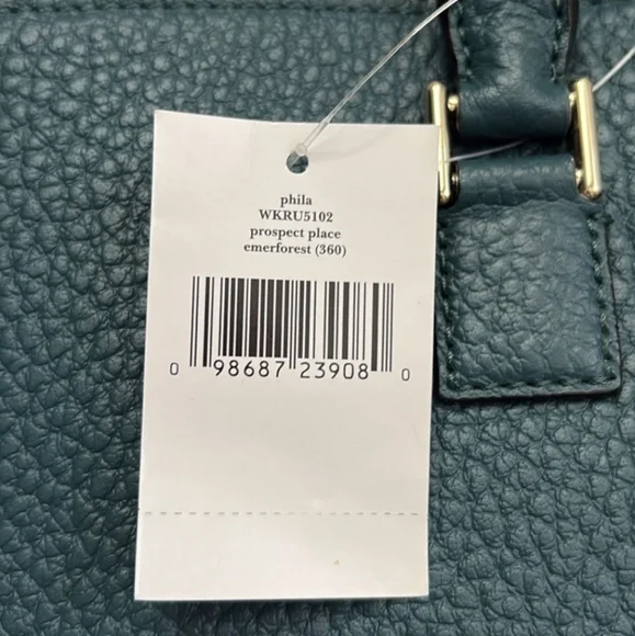 Kate Spade Phila Tote Emerforest Green NWT - Picture 2 of 12